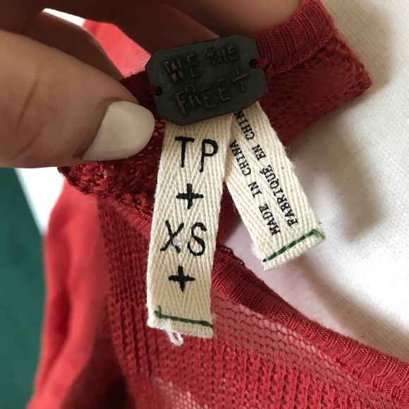 Free People sheer tunic size Xtra Small - Picture 6 of 8